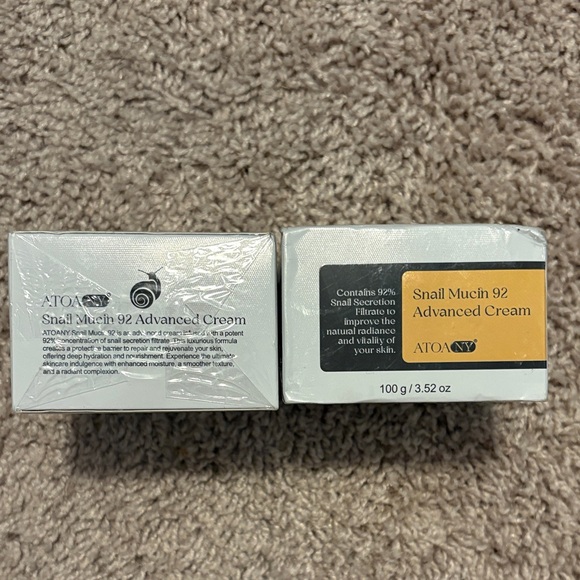 Snail Mucin 92 Advanced Cream - White and Gold - Picture 1 of 1